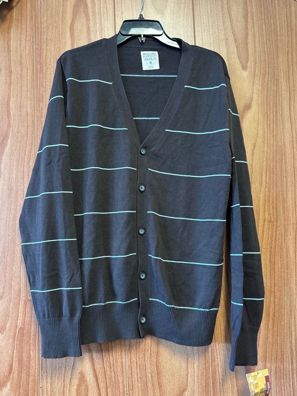 New Mossimo Supply Company Athletic Fit Men's Cardigan Sweater M Medium NWT
